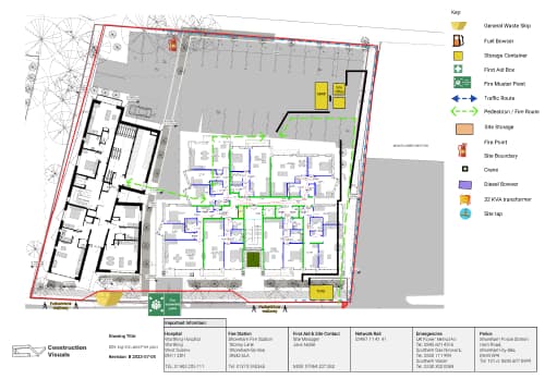 Example: Albion Street Site Plan