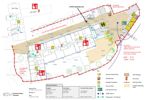Example: Cissbury Lodge Logistic Plan